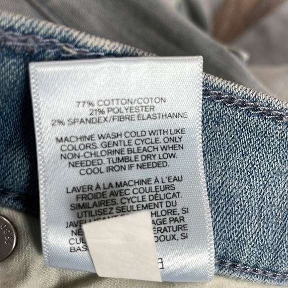 Express Women’s Ankle High Rise, Light Wash, size 2R - Picture 7 of 14